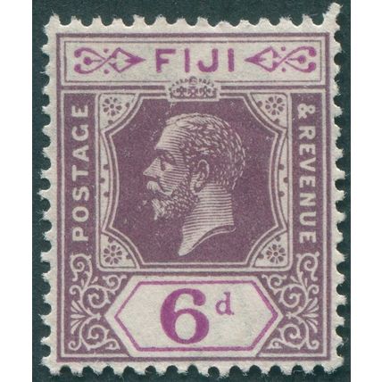 Fiji 1922 6d dull & bright purple Die II SG237 unused