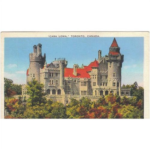 Casa Loma Toronto Ontario Canada Postcard (F3743)