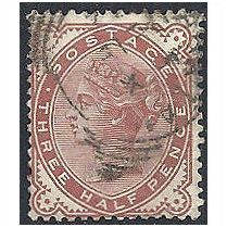 1880 SG167 1 1/2d Venetian Red Fine Used.. .