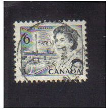 1967 canada queen elizabeth11 6c f/u sg607