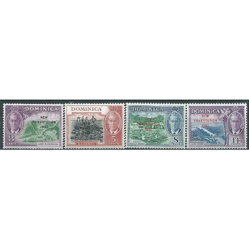 Dominica 1951 New Constitution Set SG135-138 Mounted Mint ....