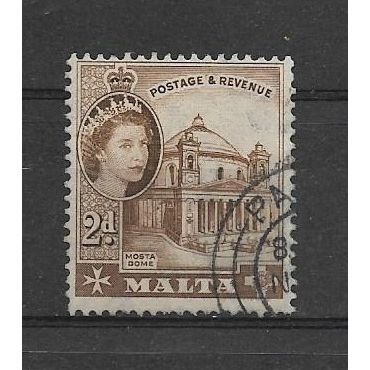 Malta.SG270 2d Mosta Church.Fine Used.Mar17g