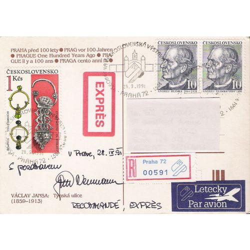 3) International Czechoslovak Exhibition, Prague.