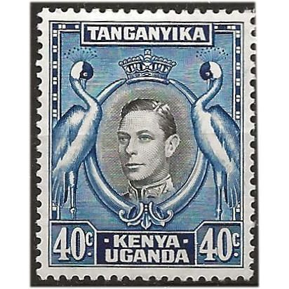 KUT 1952 SG143 40c Black & Blue Mounted Mint .. ...