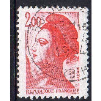 France 1983 Liberty 2 Fr Used