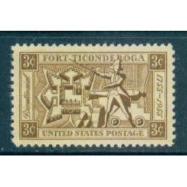 1071 3c Fort Ticonderoga Fine MNH MA0165