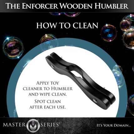 The Enforcer Black Wooden Humbler CBT Cock Ball Torment Bondage S&M BDSM Slave !