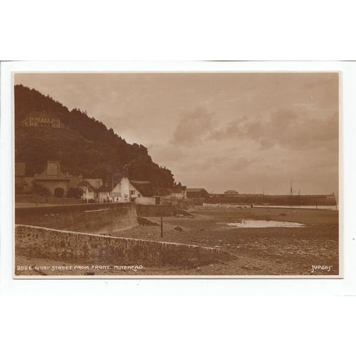 Quay Street from Front Minehead Somerset Postcard 2826