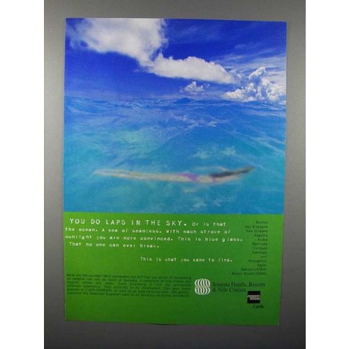 1998 American Express Card & Sonesta Hotel Ad