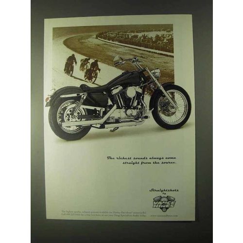 1999 Vance Hines Straightshots Pipes Ad - Sounds