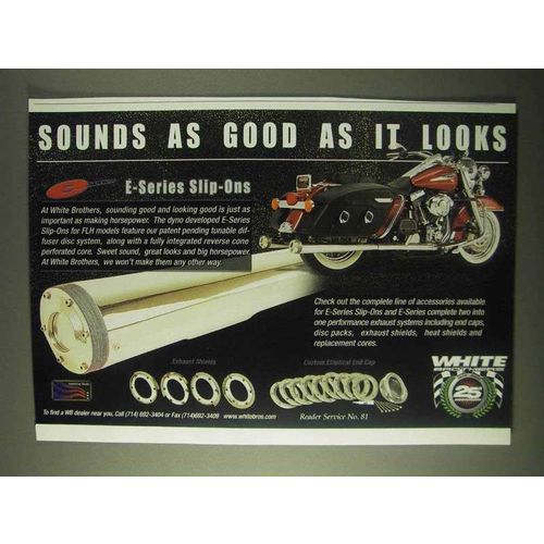 2000 White Brothers E-Series Slip-Ons Exhaust Ad