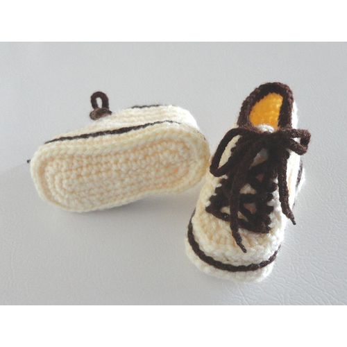 Baby booties #B015 converse tennis trainers shoes footwear unisex 5-7 months