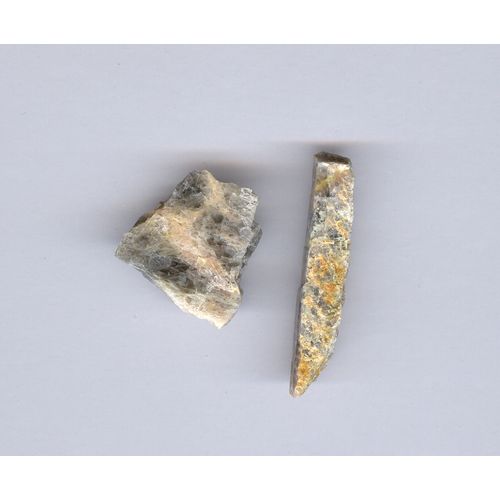 A Black Moonstone Raw Crystal Gemstone 2 Pcs Metaphysical Spiritual Energy Work