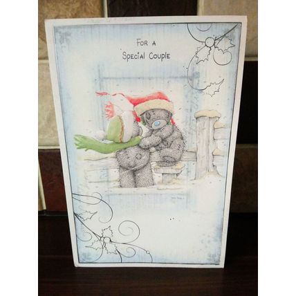 Me To You Christmas Cards - Special Couple - Glitter Card - Tatty Teddy - 003