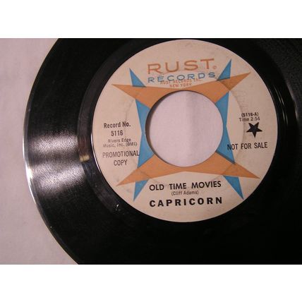 Capricorn Promo 45-OLD TIME MOVIES/POOR LITTLE MARIE