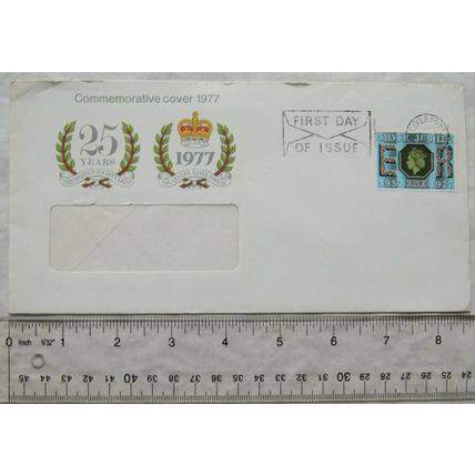 1977 first day cover Silver Jubilee