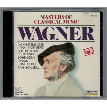 Masters of Classical Music Vol. 5 Wagner (CD) 1988 NEW