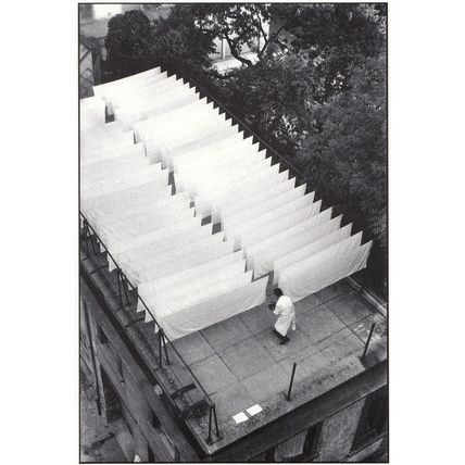z77 Geneve Geneva 1959 Rooftop Bed Laundry Washing Line Postcard