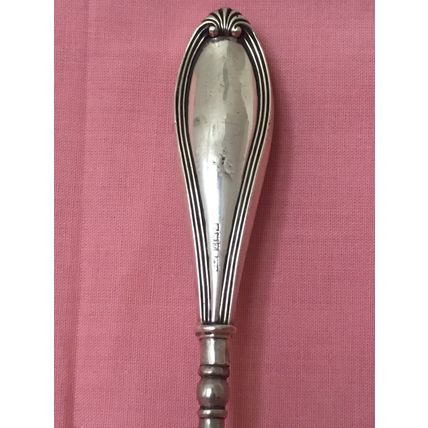 Antique Rococo Style Sterling Silver Button Hook Birmingham 1922