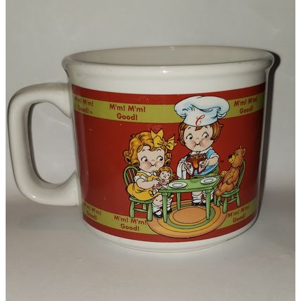 VINTAGE CAMPBELL'S SOUP COFFEE TEA HOT COCOA MUG CUP MINI BOWL 1998 M'm M'm GOOD