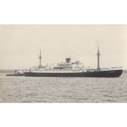 MV Bloemfontein Castle Union Of South Africa Ship Rare Photo