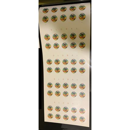 4893, Earth Day Press Sheet of Five Panes of 10 Stamps - Stuart Katz