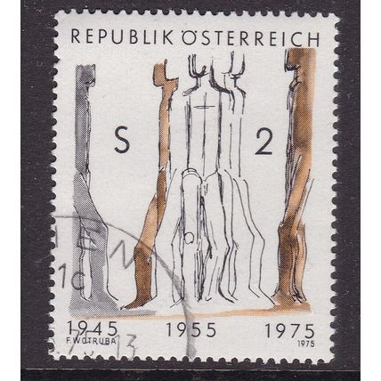 Austria 1975 Foundation of Austrian Second Republic Fine Used SG 1734 VGC