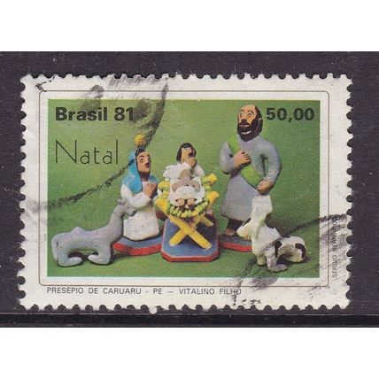 Brazil 1981 Christmas 50cr fine used SG 1926 VGC