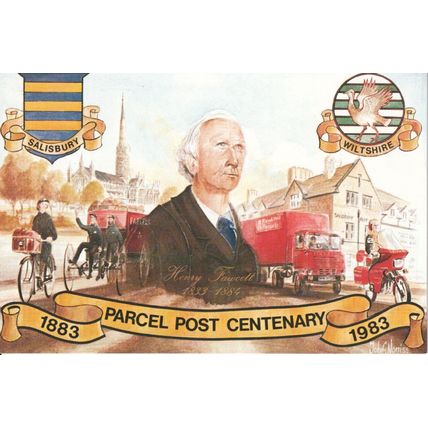 GB Postcard 1983 - Parcel Post Centenary