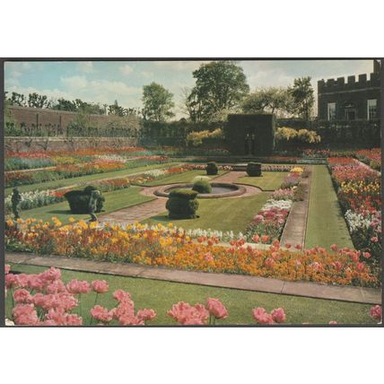 The Pond Garden, Hampton Court Palace, Surrey, c.1960s - MPBW Postcard