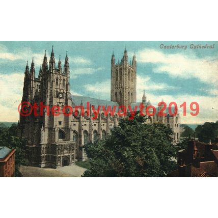 Canterbury Cathedral, Kent, Valentines Series Postcard 1910/20s?