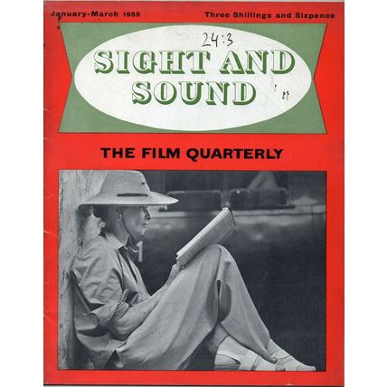 SS55-24-3 SIGHT AND SOUND 1955 Michael Redgrave KATHARINE HEPBURN MAGAZINE
