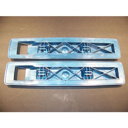 1966 1967 Chrysler Dodge Plymouth Front Armrest Bases OEM 2589584 Blue 16"