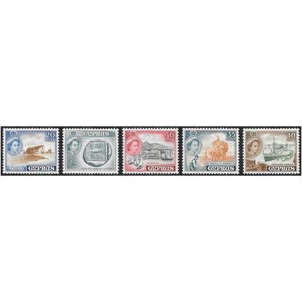1955 Queen Elizabeth II Set - Very Light Mounted Mint C6