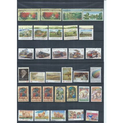 Australia stamps. 1989 used lot. Australia Day, QEII Birthday, etc (Q320)
