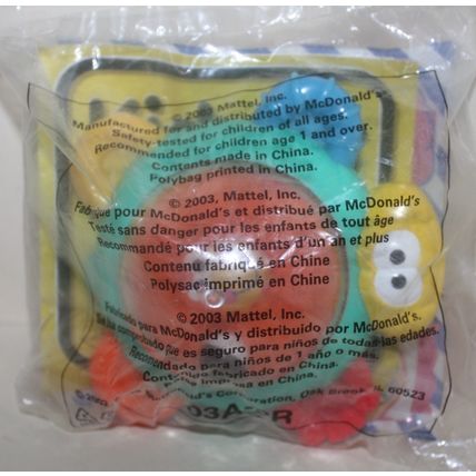 2001 McDonalds Fisher Price Under 3 Toy Turtle Mint in Package