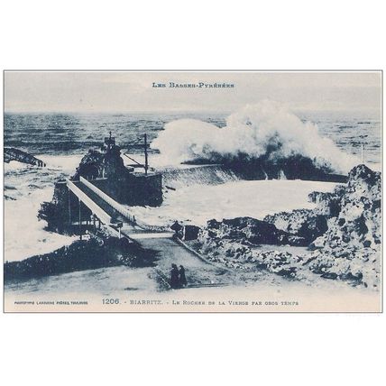 64 - Biarritz - le rocher de la Vierge
