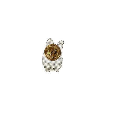 Animals "WHITE RABBIT" Collectable Badge /Brooch pin 2.3 cm x 1.4 cm BA211