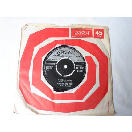 7" 1960. JOHNNY AND THE HURRICANES. ROCKING GOOSE 45-HLX 9190. REVIVAL,EXCELLENT