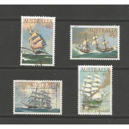 Australia 1984 Clipper Ships, used set. SG911-914