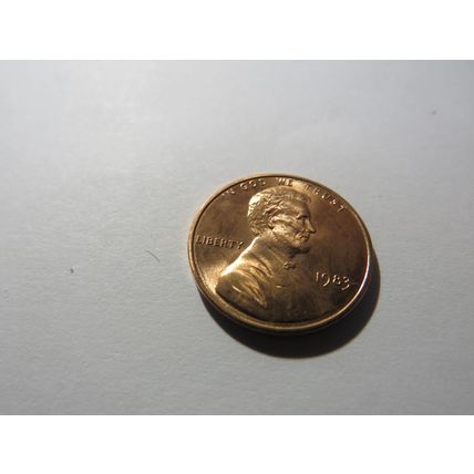 Mint 1983 ZINC penny