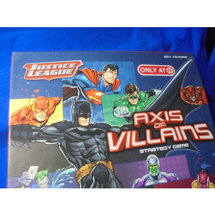 JUSTICE LEAGUE AXIS of VILLAINS Strategy Game! DC! $23.00 Shipped!!