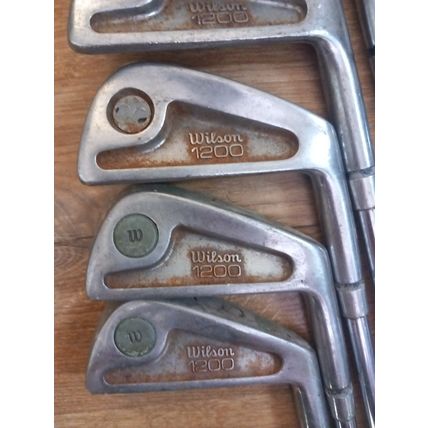 Vintage Wilson 1200 Iron Set 3,4,5,6,9 and SW Golf Clubs Irons