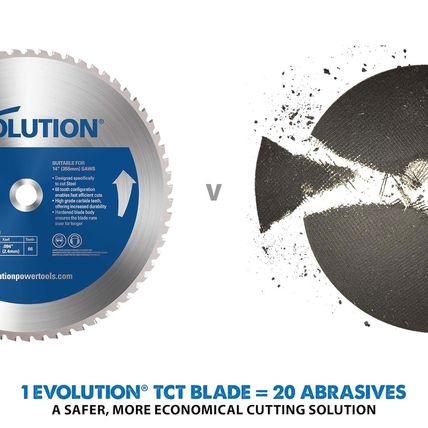 Evolution Power Tools 14BLADEST Blade for Cutting Mild Steel, for Circular and C