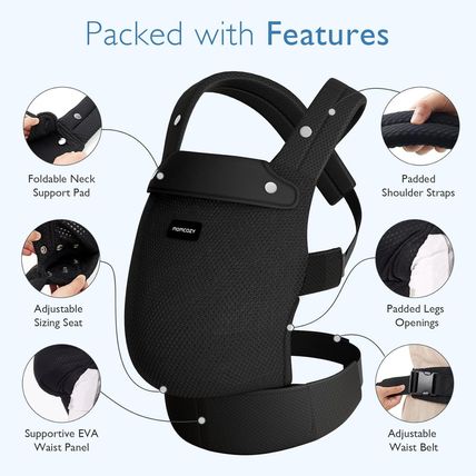 Momcozy Breathable Mesh Baby Carrier, Ergonomic and Lightweight Infant Carrier f