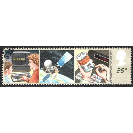GREAT BRITAIN 1982: INFORMATION TECHNOLOGY - 26p USED (G8)