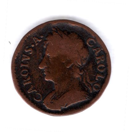 Great Britain. Charles II. Farthing 1674. dy12243