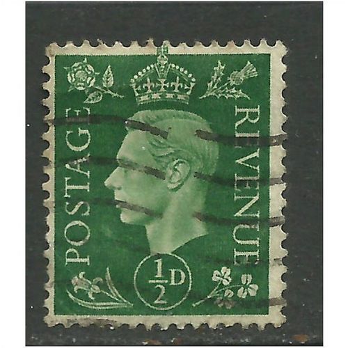 GB 1937 KGV1 1/2d Green stamp SG 462.(H429