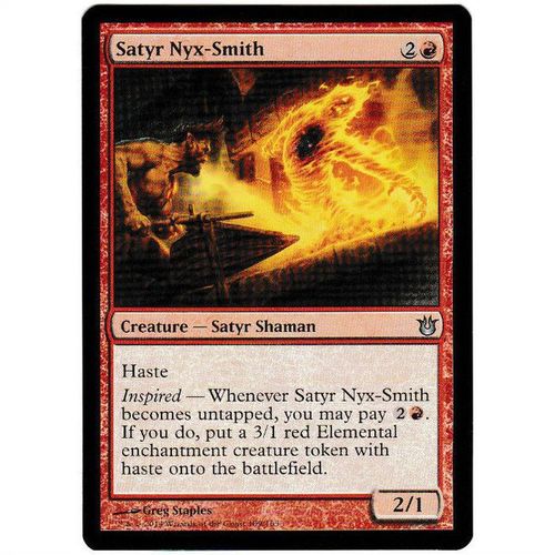Magic the Gathering - Born of the Gods - #109/165 - Satyr Nyx-Smith