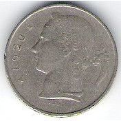 BELGIQUE 1 FRANC 1950